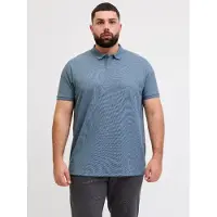 Jack & Jones Plus Size Logo Polo Shirt EU5XL US3XL Grijs