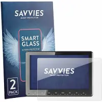 Savvies 2 Stuks Screenprotector - geschikt voor Zenec Z-N975 - beschermfolie glas transparant