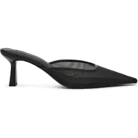 Steve madden Lisbeth Mules Black Mesh Size: 38 | Pumps Outlet | Dames | Zwart