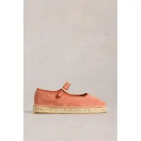 White Stuff Mary Jane Espadrilles Mid Orange Size: 7 | Ballerina Shoes Outlet | Dames | Oranje