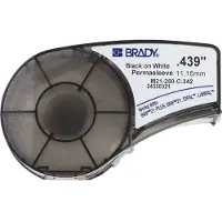 Brady M21-250-C-342 tape krimpkous | zwart op wit | 11,15mm x 2,10m