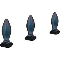 AlvUp - set van op afstand bedienbare anaalpluggen (blauw)