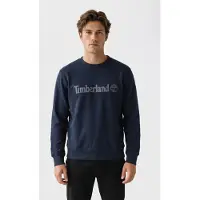 Timberland Blue Cotton Mens Sweatshirt