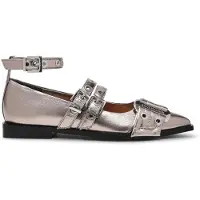 Steve madden Grander Flat Shoes Pew Crinkle Maat: 41 | Ballerina's Outlet | Dames | Zilver