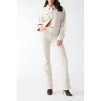 Guess Marciano GUESS Sarah Patch Pocket D Monogram Off White Maat: 40 | Spijkerjassen Outlet | Dames | Wit
