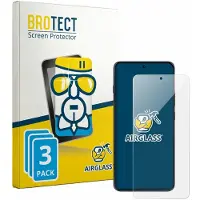 BROTECT Screenprotector 3 Stuks voor Motorola Edge 70 Max Beschermglas transparant