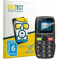 BROTECT Screenprotector 6 Stuks voor artfone C1 Beschermglas transparant