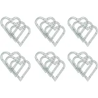ISTOVO 18 Pack Hart Metalen Krans 12 Inch Hartvormige Draad Krans Frame voor Thuis Bruiloft Valentijnsdag DIY Ambachten