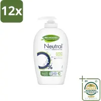 Neutral Vloeibare Handzeep 250 ml - Voordeelverpakking - 12 stuks - Vloeibare handzeep - 0% parfum