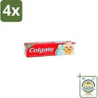 Colgate - Aardbeismaak - Kindertandpasta - Voor 0 tot 2 jaar oud - 50ml - Voordeelverpakking - 4 stuks - Aardbeismaak - Tandenpoetsen voor kinderen