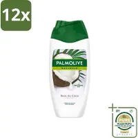 Palmolive Naturals - Douchecrème - Kokosnoot - 250 ml - Voordeelverpakking - 12 stuks - Hydraterende douchegel - Verzorgende douchegel