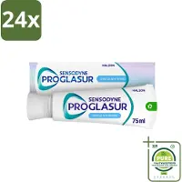 Sensodyne - Tandpasta - Proglasur Gentle Whitening - Verheldert Glazuur - 75 ml - Voordeelverpakking - 24 stuks - Tandpasta - Tandpasta whitening
