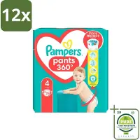 Pampers – Luierbroekjes – Baby Dry Pants Maat 4 – 25 Luiers - Voordeelverpakking - 12 stuks - Baby luier - Droge luier