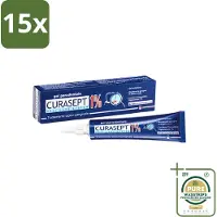 Curasept 15 x Parodontaal Gel 1% CHX 30 ml - Grootverpakking - Parodontaal Gel - Chloorhexidine Gel - Tandvlees Verzorging - Mondhygiëne - Anti-discoloration Gel