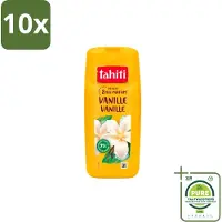 Tahiti 10 x – Douchegel – Vanille - 315 ml - Grootverpakking - Douchegel Vanille - Warme Geur - Huid Verzorgen - Schuim Douchegel - Sheabutter