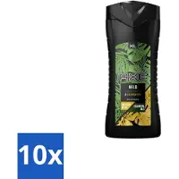 Axe 10 x - Douchegel - Wild - 400 ml - Douchegel - Frisheid - Mojito - Cederhout -