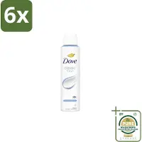 Dove – Deodorant Spray – Classic Fresh – 200 ml - Voordeelverpakking - 6 stuks - Transpiratiegeur - Frisse geur