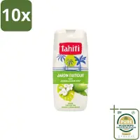 Tahiti 10 x – Douchegel – Exotische Tuin Jasmijn & Limoen - 315 ml - Grootverpakking - Douchegel - Jasmijn - Limoen - Exotisch - Geur