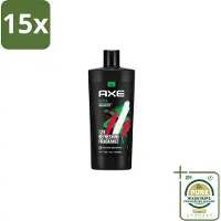 Axe 15 x – Douchegel – Africa – 700 ml - Grootverpakking - Douchegel - Douchegel Africa - Douchegel Voor Mannen - Douchegel Warm - Douchegel Kruidig