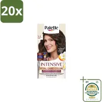 Schwarzkopf 20 x Poly Palette – Haarverf – 5-0 Middenbruin – 115 ml - Grootverpakking - Haarkleuring - Grijsdekking - Permanente Haarkleuring - Middenbruin - Ouder Wordend Haar