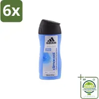 Adidas – Douchegel – Climacool Men – 250 ml - Voordeelverpakking - 6 stuks - Douchegel - Frisheid