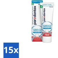 Parodontax 15 x Tandpasta Complete Protection Extra Fresh 75 ml - Tandvleesbescherming - Mondhygiëne - Tandpasta - Bloedend Tandvlees - Tandplak
