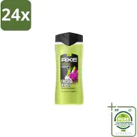 Axe – Douchegel – Epic Fresh Fresh Boost 3-in-1 – 400 ml - Voordeelverpakking - 24 stuks - Douchegel - Frisheid