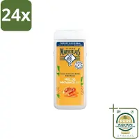 Le Petit Marseillais – Douche & Bad – Honing – 650 ml - Voordeelverpakking - 24 stuks - Huid verzorging - Schuim