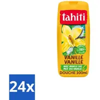 Tahiti 24 x – Douchegel – Vanille - 315 ml - Douchegel - Vanille - Huidverzorging - Sheabutter - Amandelolie