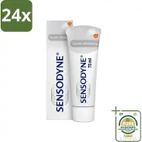 Sensodyne - Tandpasta - Gentle Whitening - Voor Gevoelige Tanden - 75 ml - Voordeelverpakking - 24 stuks - Witte tanden - Tandglazuur