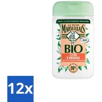 Le Petit Marseillais 12 x – Douchegel – Fleur d’Oranger – 250 ml - Douchegel Oranje Bloesem - Oranje Bloesem Geur - Natuurlijke Douchegel - Zachte Reiniging - Huid Verzorging