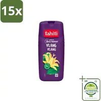 Tahiti 15 x – Douchegel – Ylang Ylang - 315 ml - Grootverpakking - Douchegel - Ylang Ylang Douchegel - Douchegel Voor Huidverzorging - Exotische Geur Douchegel - Milde Douchegel