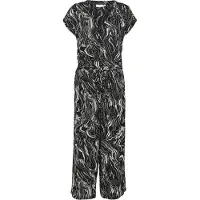 Kaffe Jumpsuit 'KAmira' zwart / wit