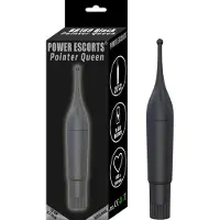 Power Escorts - Pointer Queen - Trendy zwart - Flexible Klitoris Point Vibrator