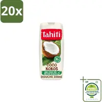 Tahiti 20 x – Douchegel – Coco - 315 ml - Grootverpakking - Douchegel Kokos - Kokosgeur - Tropisch - Ontspannen Douche - Huid Verzorgen