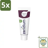 Zendium 5 x Tandpasta Sensitive 75 ml - Grootverpakking - Gevoelige Tanden - Tandpasta - Natuurlijke Enzymen - Mondgezondheid - Fluoride