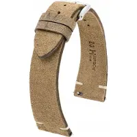 Hirsch Serro Horlogeband Natuurlijk Bruin 22 mm - Kudu Antilope Leer