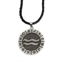 Spiru Metalen Horoscoop Hanger Waterman (40 mm)