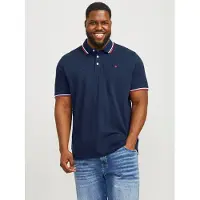 Jack & Jones Paulos Plus Size Korte Mouw Poloshirt