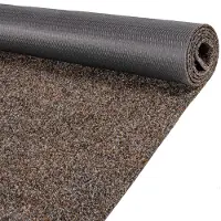 ANRO Loper Bruin 120x80cm – Schoonloopmat Gangloper Antislip Wasbaar Vuilvangmat Op Maat Binnen