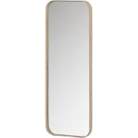 Woood Doutzen Spiegel - Metaal - Zand - 110x40x5