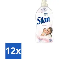 Silan 12 x – Wasverzachter – Sensitive – 1144 ml - Wasverzachter - Gevoelige Huid - Hypoallergene - Huidvriendelijk - Wasgoed Zachtheid