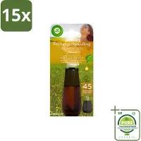 Air Wick 15 x Essential Mist - Navulling - Happiness - Ananas & Wilde Munt - 20ml - Grootverpakking - - Geurverspreider - Essentiële Oliën - Ananas - Munt