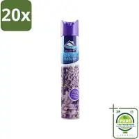 At Home 20 x - Scents Of Nature - Luchtverfrisser - Geïnspireerd Door Natuur - 400 ml - Grootverpakking - Luchtverfrisser - Natuurlijke Geur - Lavendel - Geur Neutraliseren - Frisse Geur