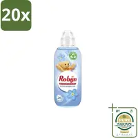 Robijn 20 x – Wasverzachter – Morgendauw – 650 ml - Grootverpakking - Wasverzachter - Wasgeur - Zachtheid - Kledingverzachter - Frisheid