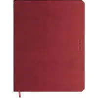De KEMPEN - Agenda 2027 - Weekly Planner - Vlakliggend - Marmeren Schutblad - Large 17.1 x 22 cm - Amarone/Donkerrood
