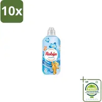 Robijn 10 x – Wasverzachter – Morgenfris – 1,1 L - Grootverpakking - Wasverzachter - Wasverzachter Morgenfris - Wasverzachter Voor Kleding - Wasverzachter Fris - Wasverzachter Voor Textiel