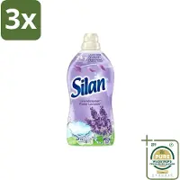 Silan 3 x – Wasverzachter – Lavendelgeluk – 1144 ml - Grootverpakking - Wasverzachter - Wasverzachter Lavendel - Wasverzachter Voor Kleding - Wasverzachter Voor Textiel - Wasverzachter Voor Wasmachine