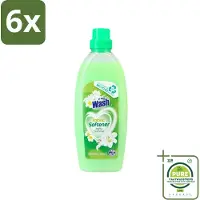 At Home - Wash - Wasverzachter - Joyful Summer - 20 Wasbeurten - Voordeelverpakking - 6 stuks - Wasverzachter - Wasverzachter voor kleding