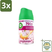Air Wick 3 x - Luchtverfrisser Navulling - Zalige Zomer - Automatische Spray - 250 ml - Grootverpakking - Zalige Zomer - Geurverspreider - Automatische Geur - Geurverwijdering - Geurintensiteit